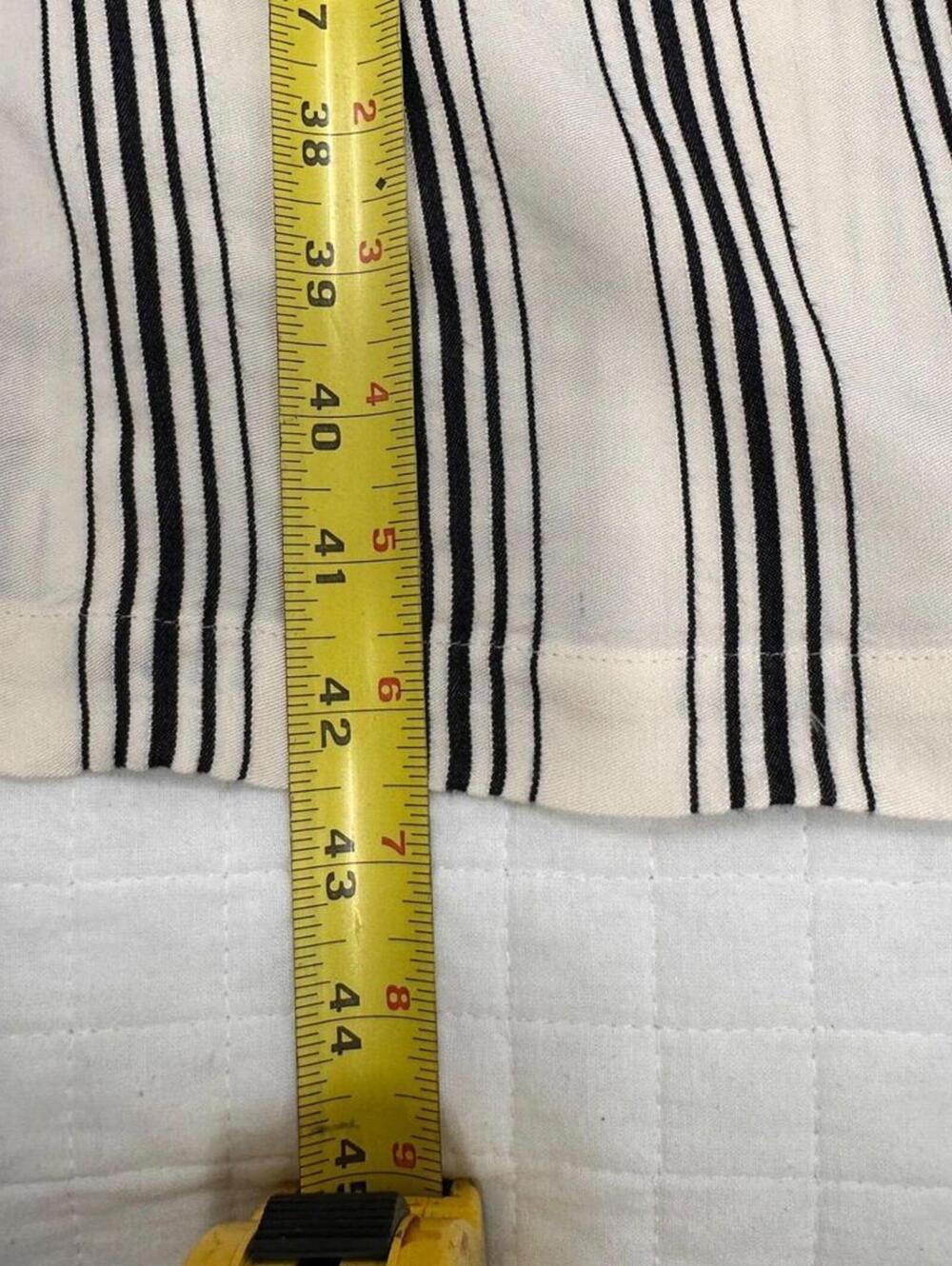 Maeve Anthropologie Striped Shirtdress Size 2 Button Front Midi Belted Dress - Picture 13 of 13